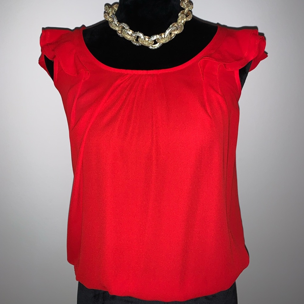 Express red blouse size xsmall